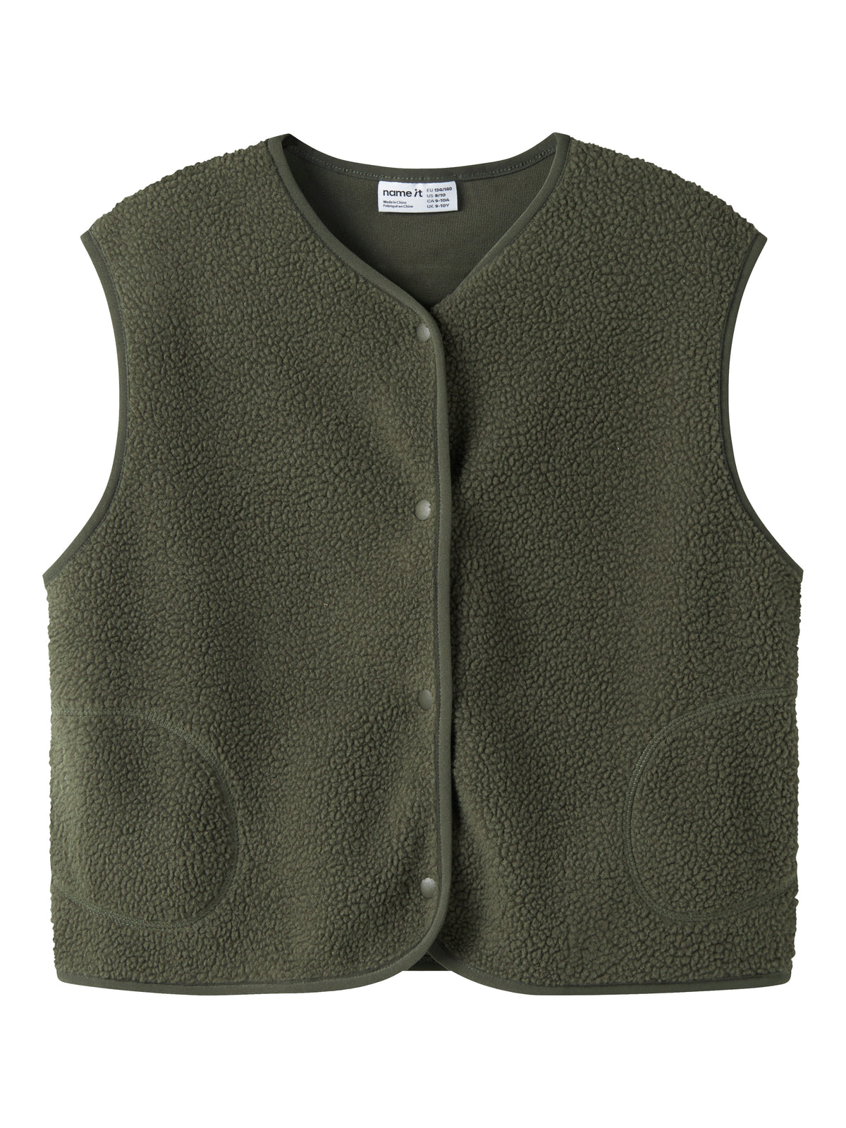 NKFOWINE  NREG TEDDY VEST kaki