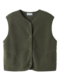 NKFOWINE  NREG TEDDY VEST kaki