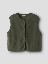 NKFOWINE  NREG TEDDY VEST kaki