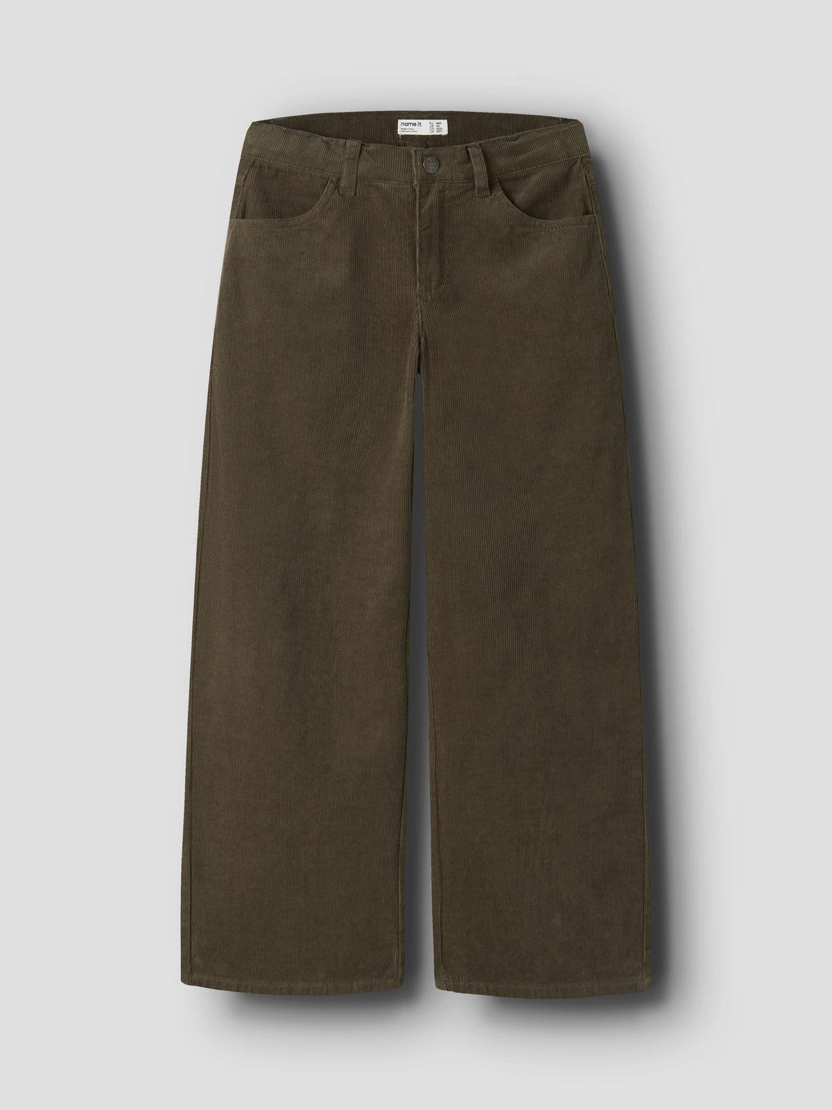NKFROSE WIDE CORD PANTS 2009 kaki