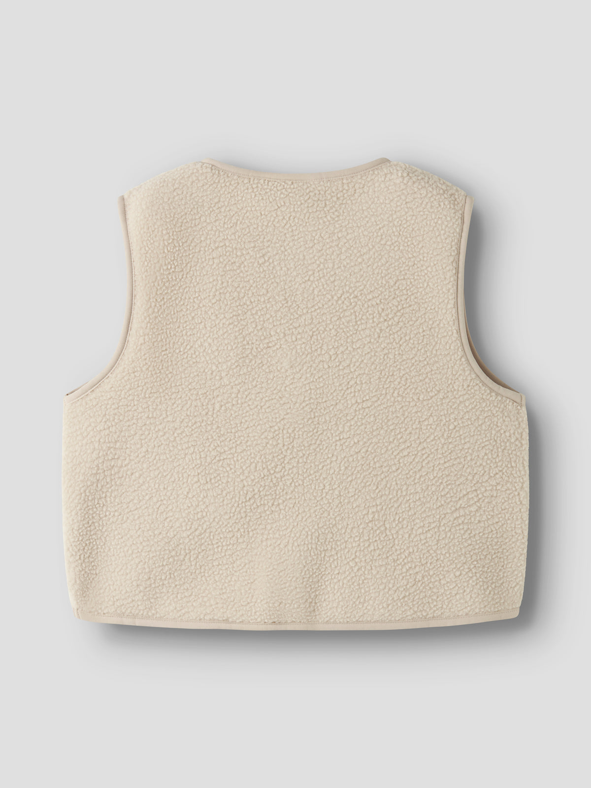 NKFOWINE  NREG TEDDY VEST beige