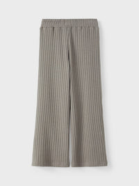 NKFKIFUNE WIDE LOOSE PANT grijs rib