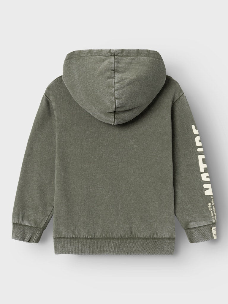 NKMOSIVAS HOODIE groen