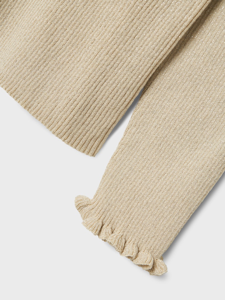 NKFRIAGLITTER KNIT beige