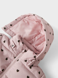 NMFMONDAY PUFFER JACKET roze
