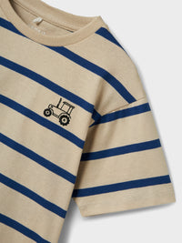 NMMLAVON TOP blauw