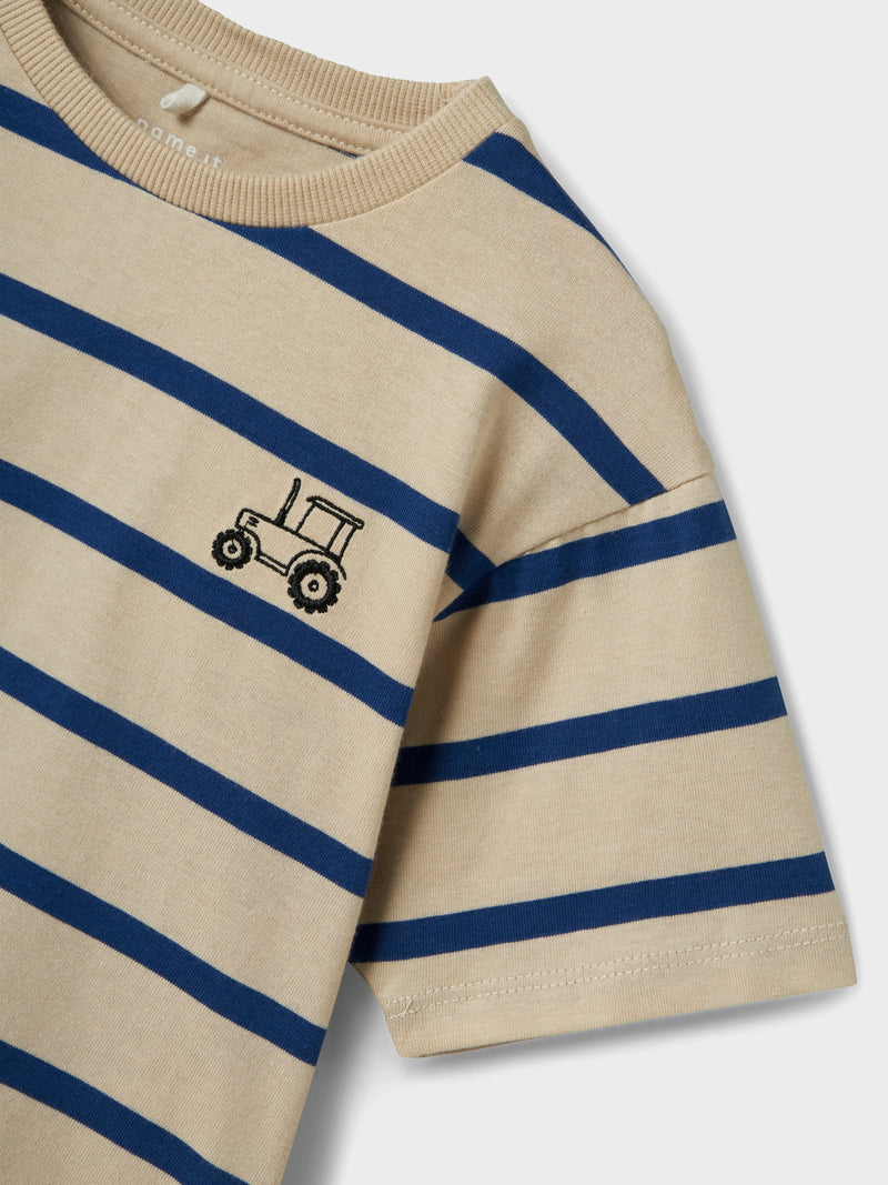NMMLAVON TOP blauw