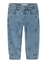 NMFBELLA JEANS 1224 regenboog