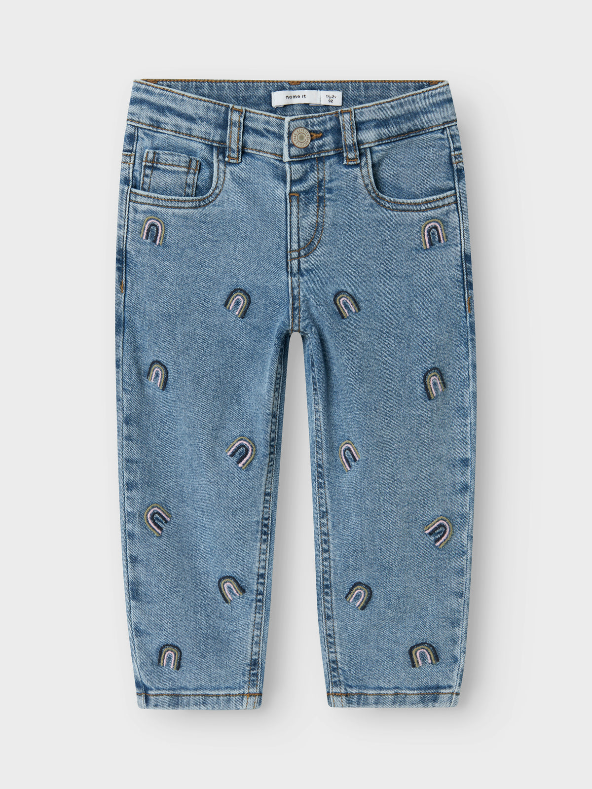 NMFBELLA JEANS 1224 regenboog
