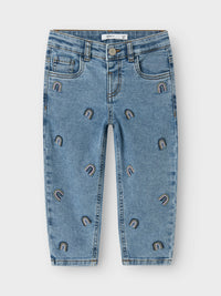 NMFBELLA JEANS 1224 regenboog