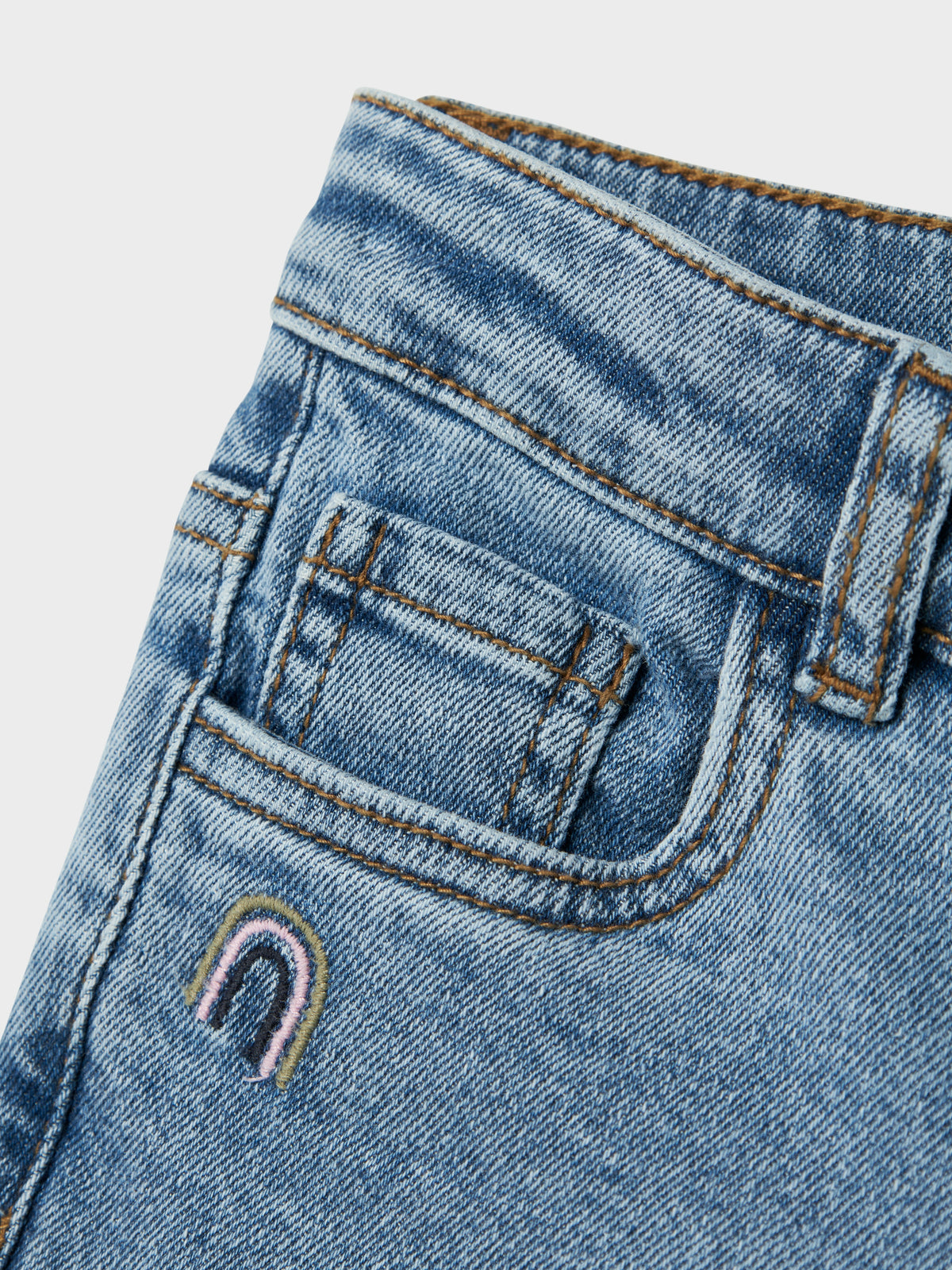 NMFBELLA JEANS 1224 regenboog