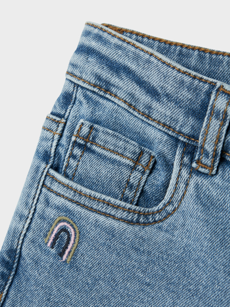 NMFBELLA JEANS 1224 regenboog