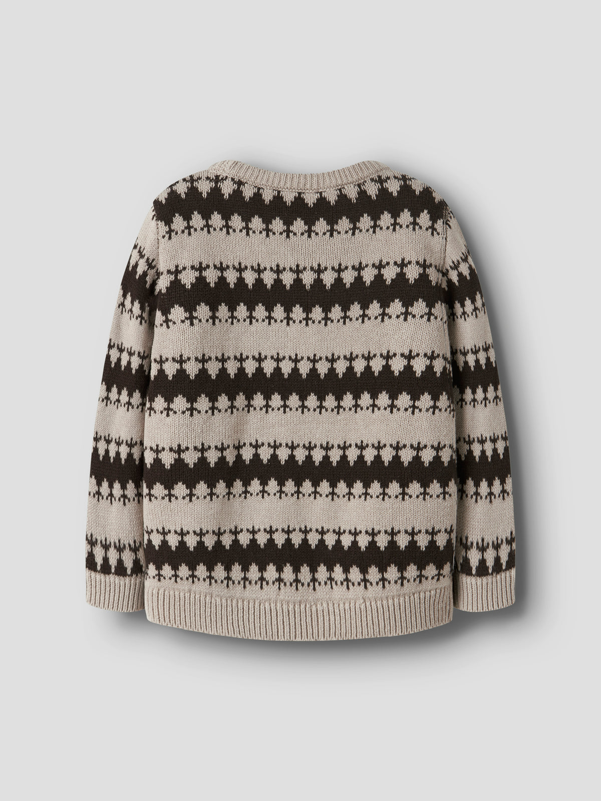 NMMOSCAR KNIT beige/bruin