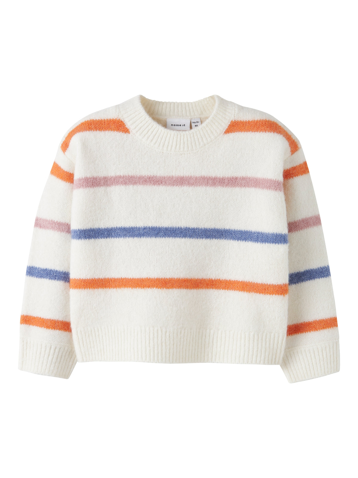NMFOLENSKA LS KNIT wit/multi