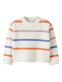 NMFOLENSKA LS KNIT wit/multi