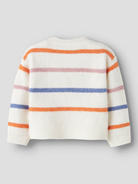NMFOLENSKA LS KNIT wit/multi