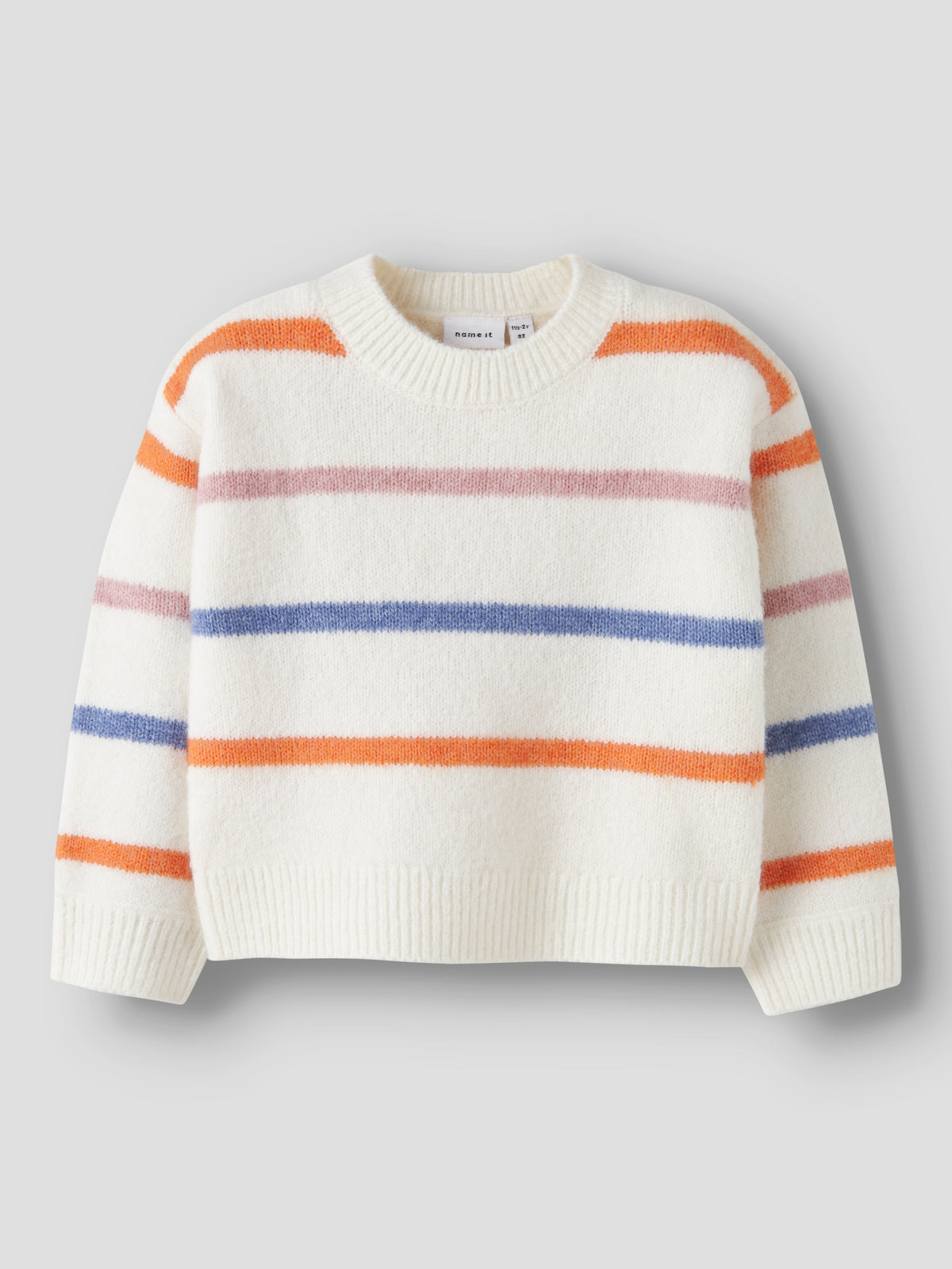 NMFOLENSKA LS KNIT wit/multi