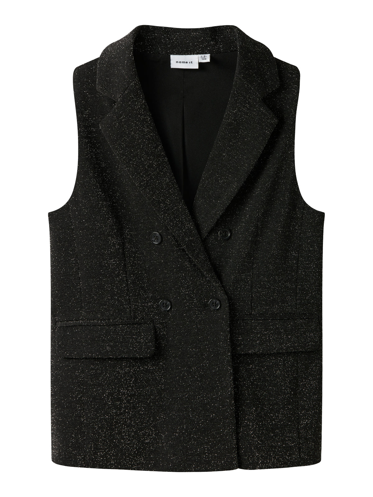 NKFRADING WAISTCOAT zwart