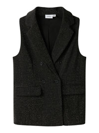 NKFRADING WAISTCOAT zwart