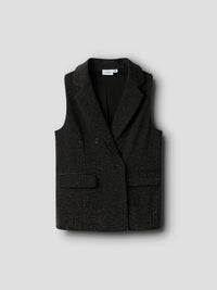 NKFRADING WAISTCOAT zwart
