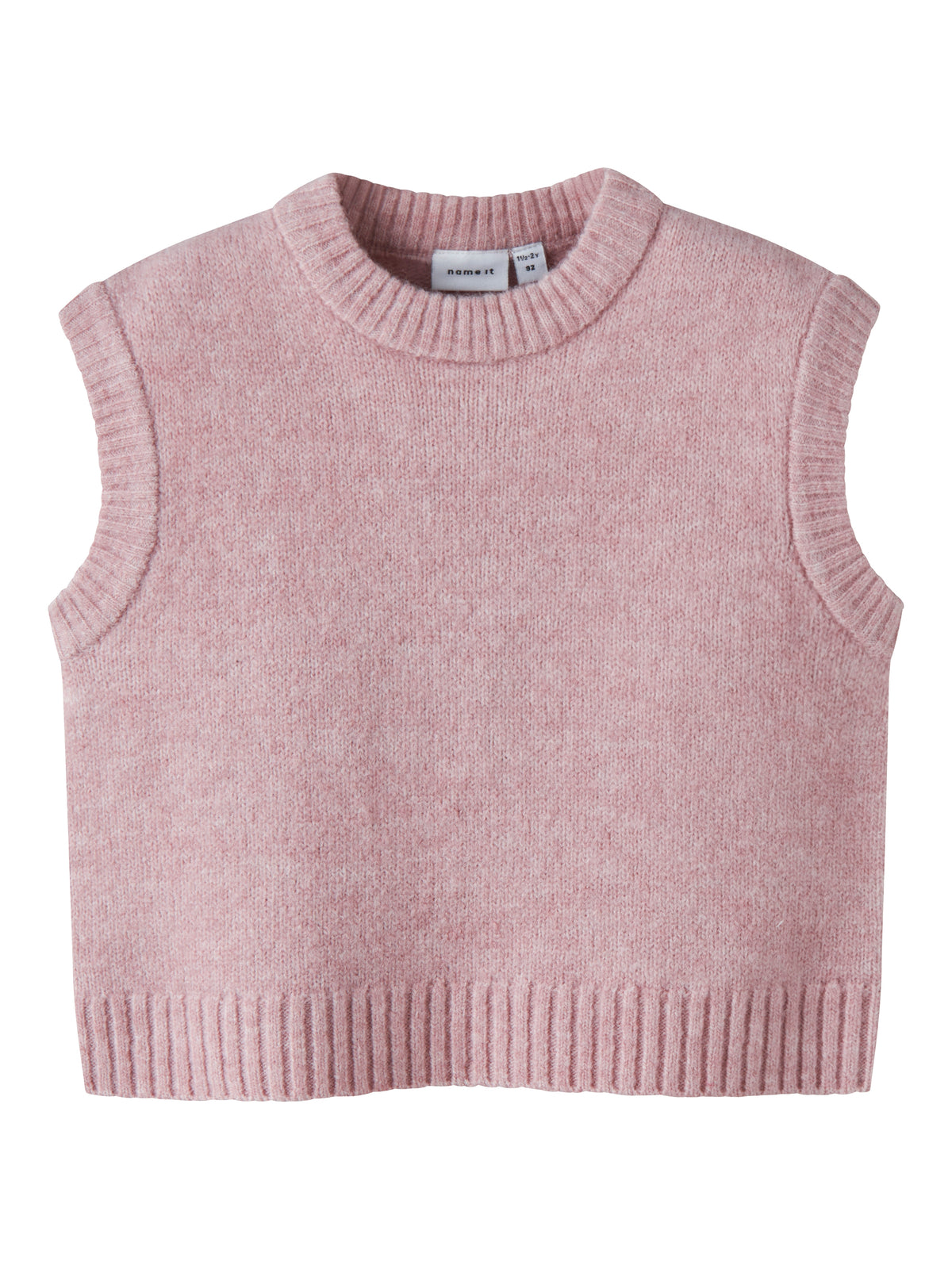 NMFNEIFYLY KNIT SLIPOVER roze