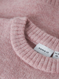 NMFNEIFYLY KNIT SLIPOVER roze