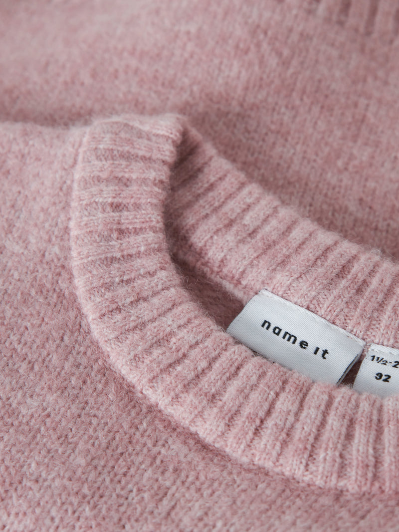 NMFNEIFYLY KNIT SLIPOVER roze
