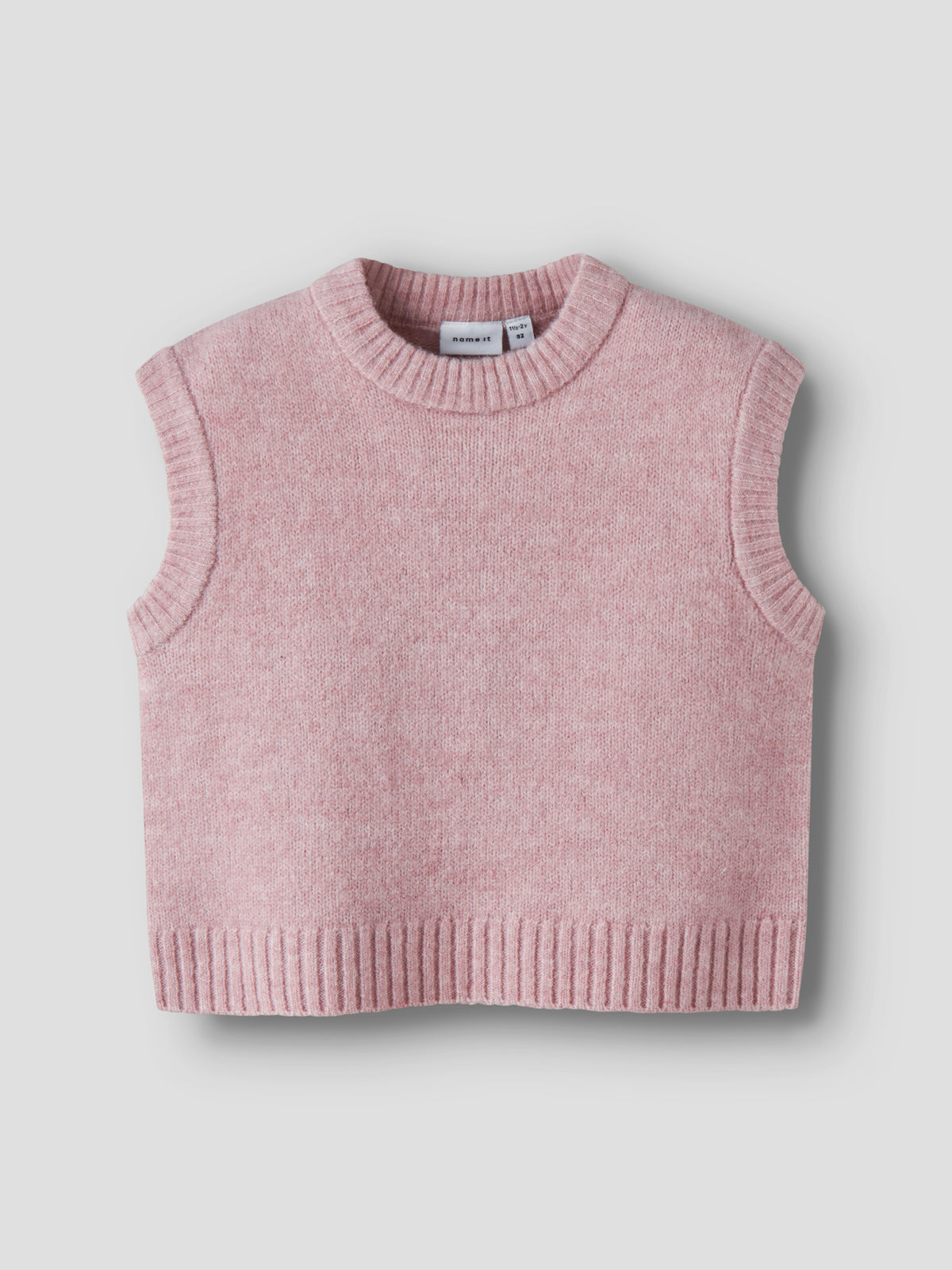 NMFNEIFYLY KNIT SLIPOVER roze