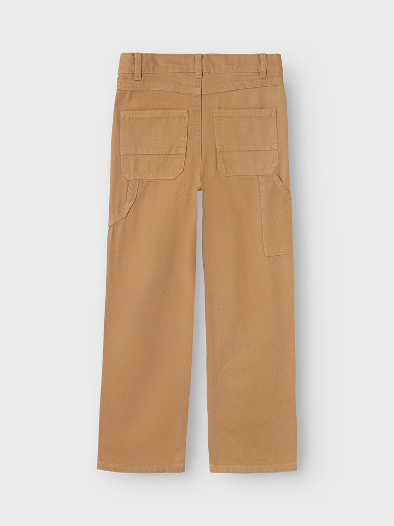 NKMRYAN STRAIGHT TWI PANT 4242 beige