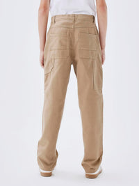 NKMRYAN STRAIGHT TWI PANT 4242 beige