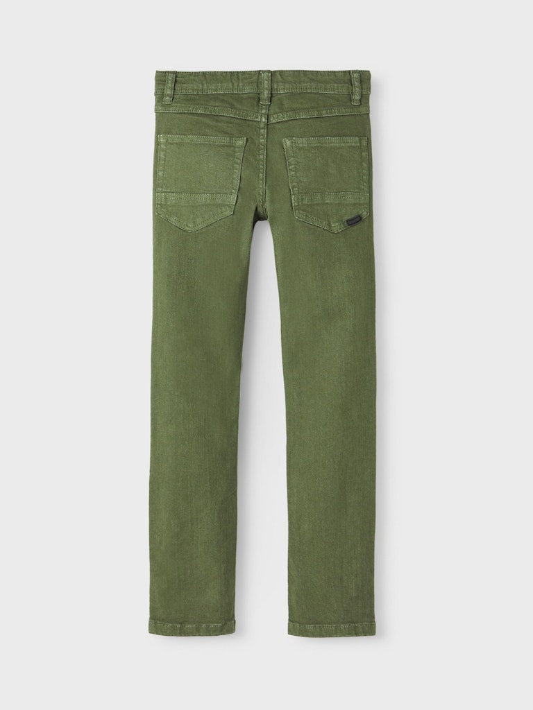 NKMTHEO XSLIM PANT 1111 groen