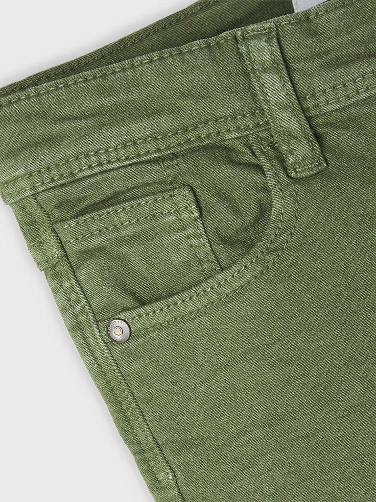 NKMTHEO XSLIM PANT 1111 groen