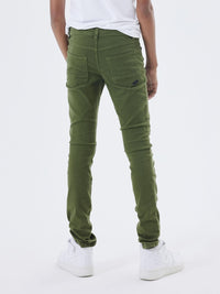 NKMTHEO XSLIM PANT 1111 groen