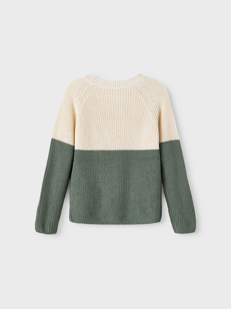 NKMBEBILLY KNIT groen/ecru