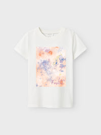 NKFBATU TOP wit/oranje