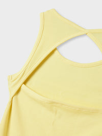 NKFJALGOS MAXI DRESS geel