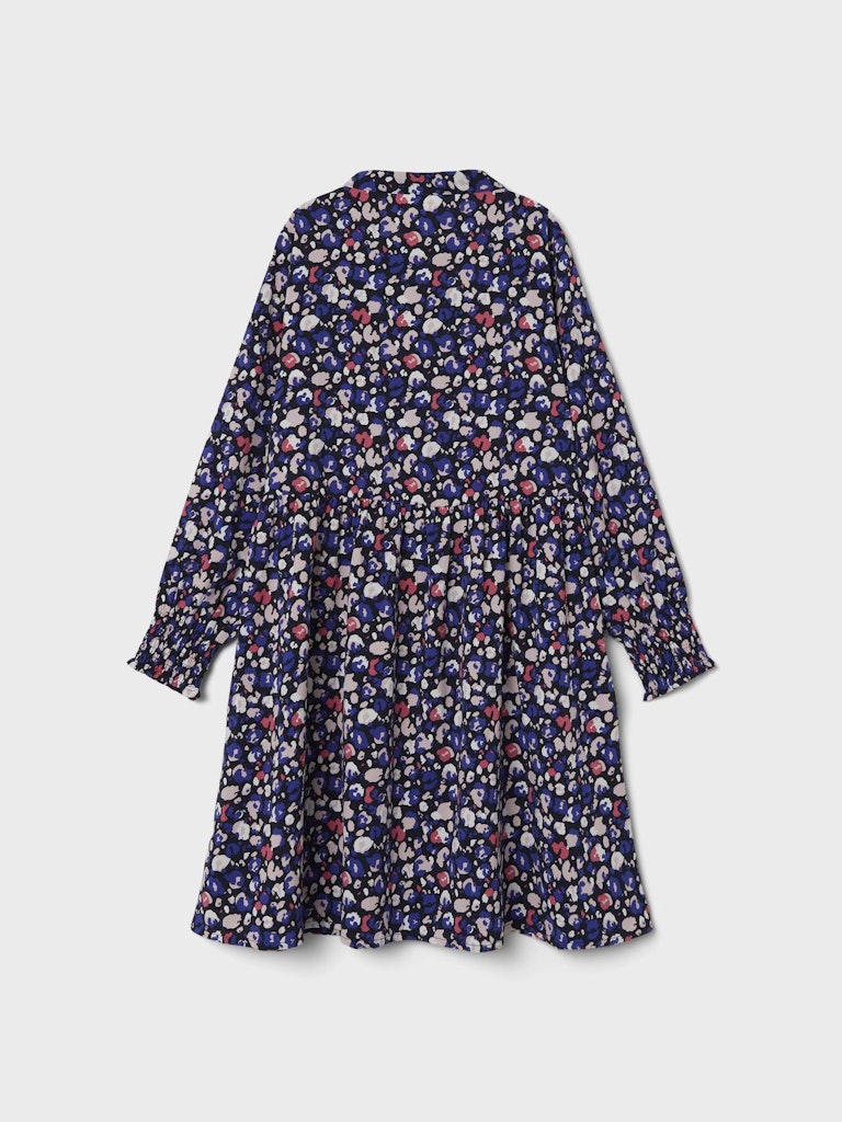 NKFVINAYA LS DRESS blauw