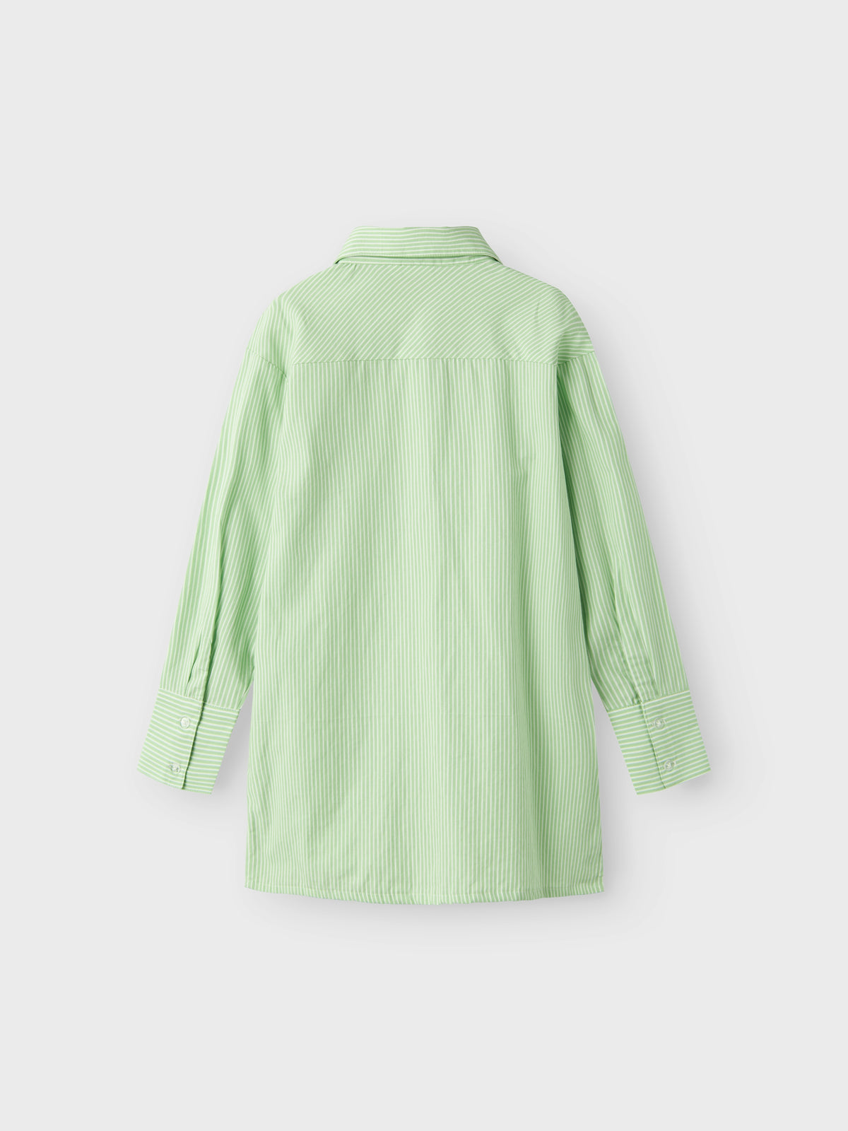 NKFBISTRIPE LONG SHIRT groen