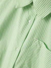 NKFBISTRIPE LONG SHIRT groen