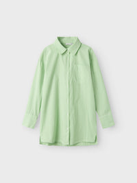 NKFBISTRIPE LONG SHIRT groen