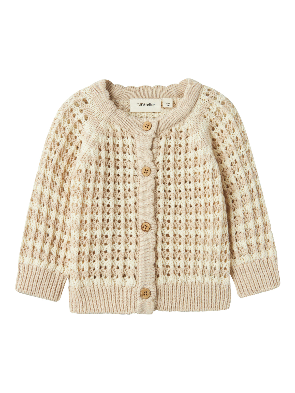 NBFBOA CARDIGAN LIL beige