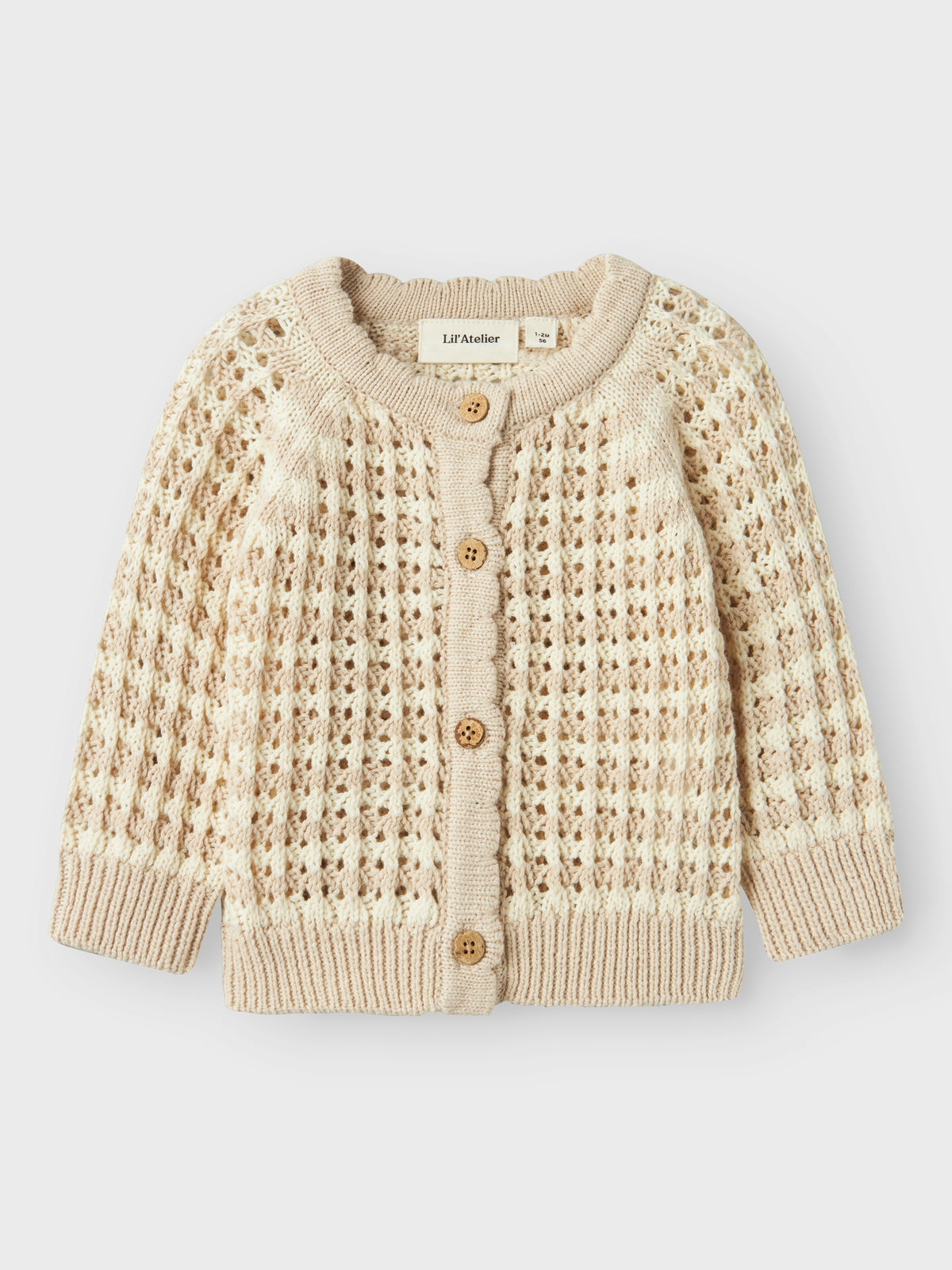 NBFBOA CARDIGAN LIL beige