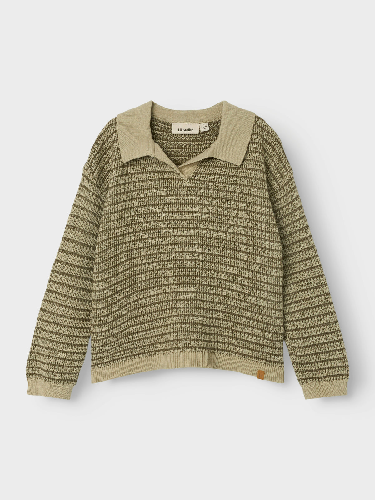 NMMBARKER KNIT POLO groen