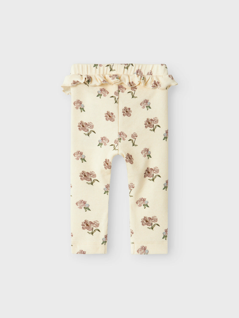 NBFGAVO LEGGING BLOEMEN ecru