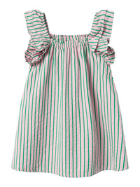 NMFFILONE DRESS roze/groen