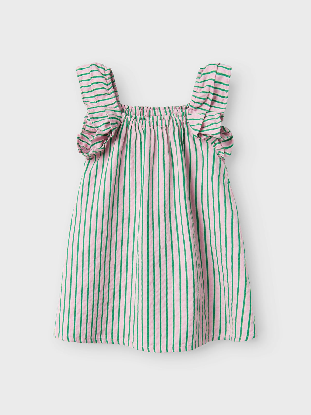 NMFFILONE DRESS roze/groen