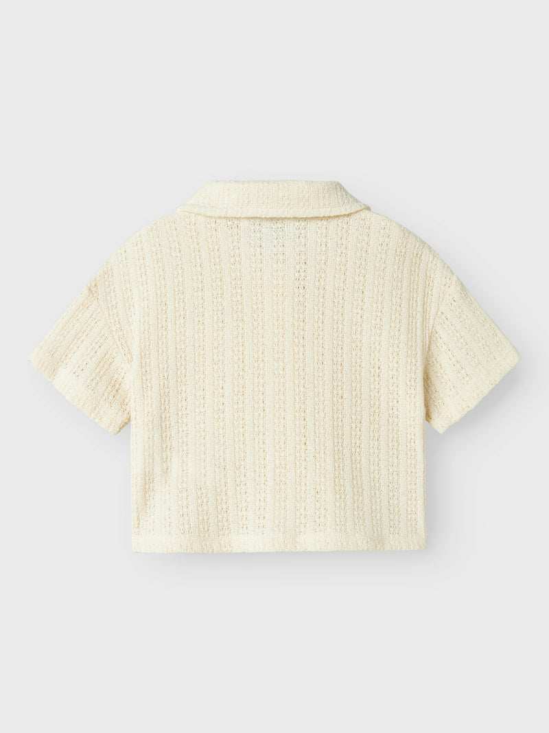 NMFFEEL SHIRT ecru