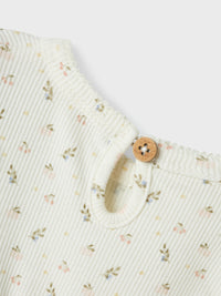 NBFGAGO KEF DRESS ecru/bloem