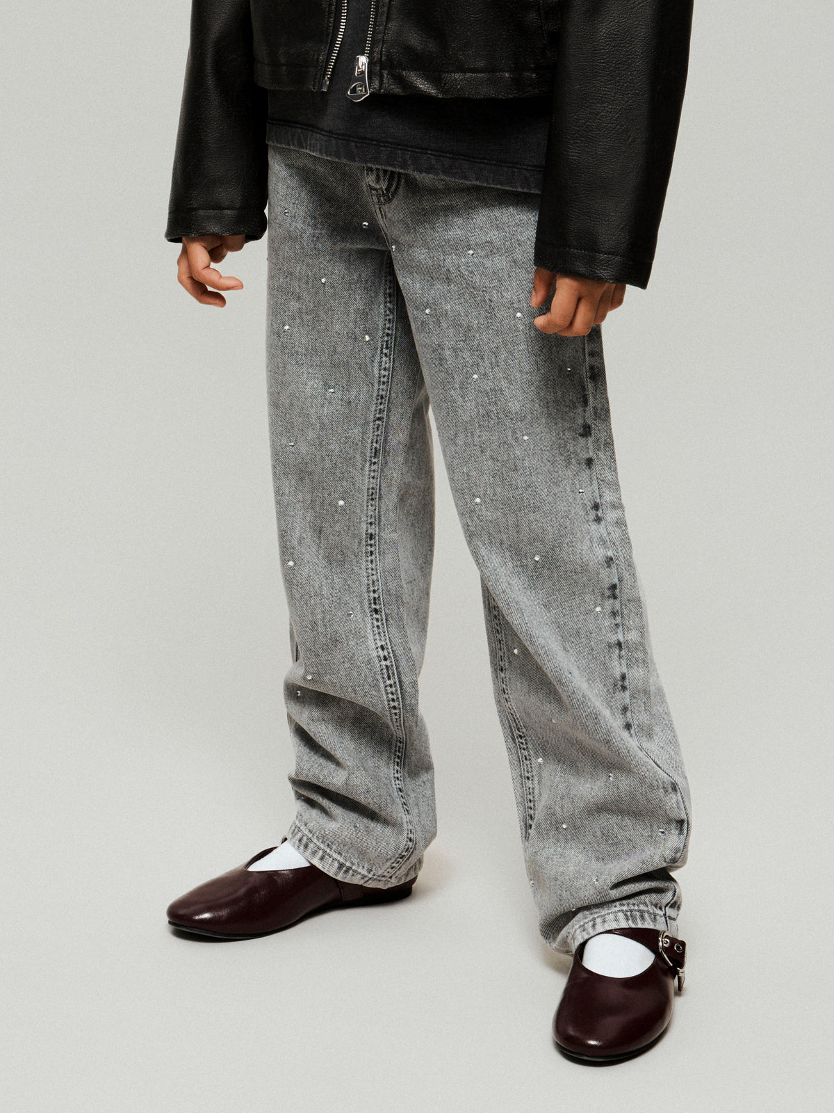 NKFROSE RHINE JEANS 3366 grijs