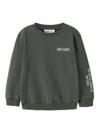 NMMTONATE SWEAT grijs